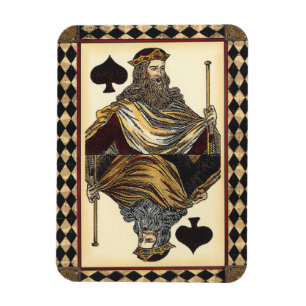 Magnet Flexible Carte de jeu King of Spades par Vision Studio
