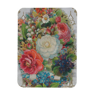 Magnet Flexible Carte de la Saint-Valentin de l'ère victorienne, B