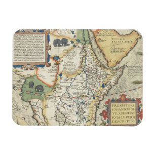 Magnet Flexible Carte de l'Afrique et de la péninsule Arabe