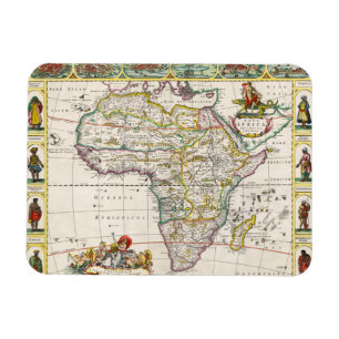 Magnet Flexible Carte de l'Afrique   Nouvelle-Afrique