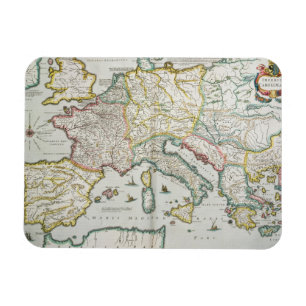 Magnet Flexible Carte de l'empire de Charlemagne