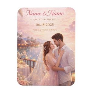 Magnet Flexible carte de mariage