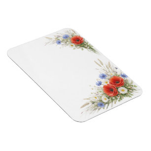 Magnet Flexible Carte de table florale minimaliste romantique