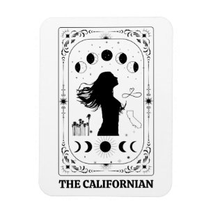 Magnet Flexible Carte de tarot Californie céleste décoration mysti