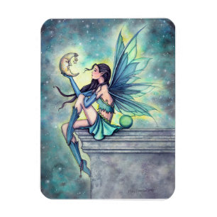 Magnet Flexible Carte de voeux de l'Imaginaire Fairy de Moon Frien