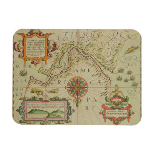 Magnet Flexible Carte des détroits de Magellan, Patagonia, du M