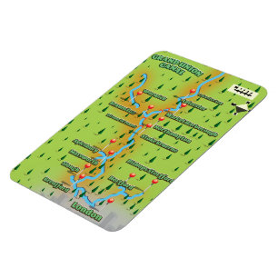 Magnet Flexible Carte du Grand Union Canal