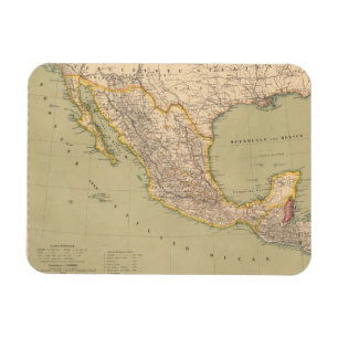 Magnet Flexible Carte du Mexique
