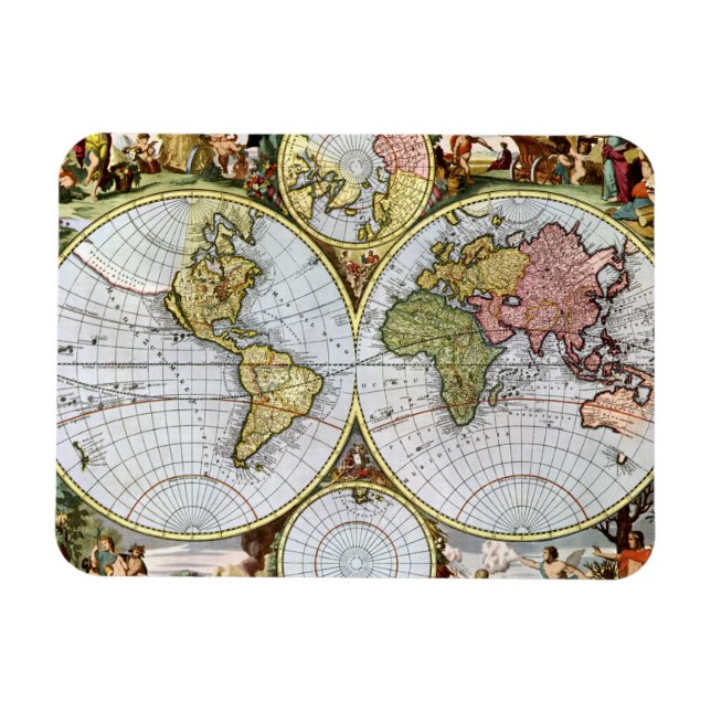 Magnet Flexible Carte du monde (Horizontal)