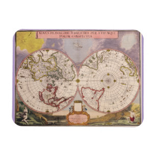 Magnet Flexible Carte du monde antique