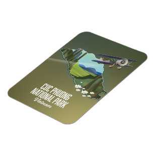 Magnet Flexible Carte du Vietnam du Parc national Cuc Phuong