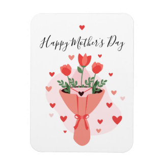 Magnet Flexible Carte élégante minimale pour la fête des mères