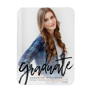 Magnet Flexible Carte Faire-part moderne photo 2022