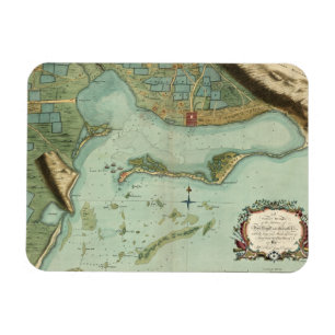 Magnet Flexible CARTE : La JAMAÏQUE, 1756