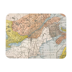 MAGNET FLEXIBLE CARTE : LE CANADA ORIENTAL