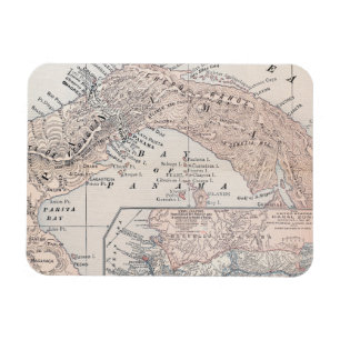 Magnet Flexible CARTE : Le PANAMA, 1907