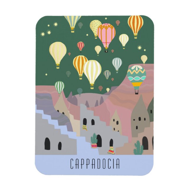 Magnet Flexible Carte Postale De La Cappadoce | Kapadokya rêve de  (Vertical)