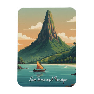 Magnet Flexible Carte postale de São Tomé-et-Príncipe