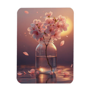 Magnet Flexible Carte postale Fleur de Cerisier - Sakur élégant de