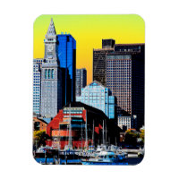 Carte Poster Custom House Boston USA