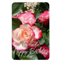 Carte Rose de fleurs Roses rouge et blanc