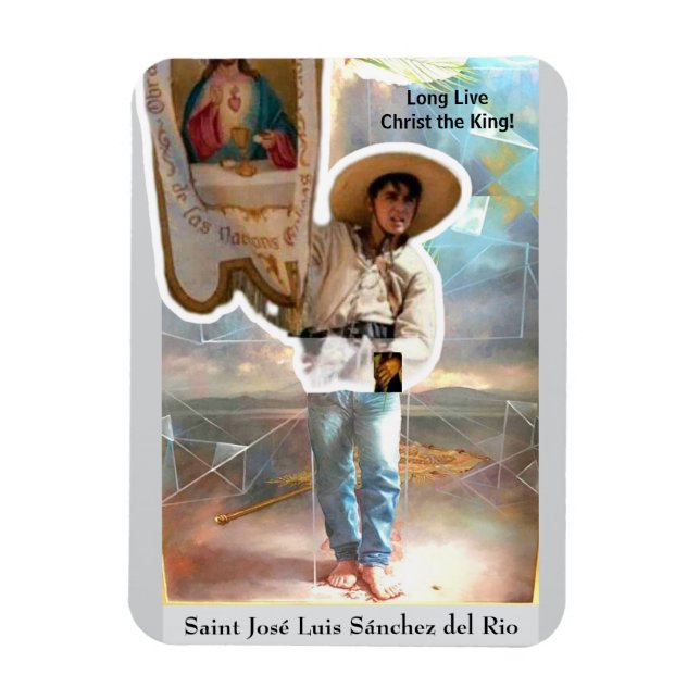 Magnet Flexible Carte Saint José Luis Sánchez del Rio (Vertical)
