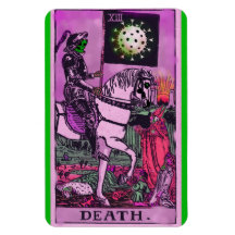 Carte Tarot Coronavirus de la mort