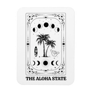 Magnet Flexible Carte Tarot Hawaii Aloha State Celestial Souvenir
