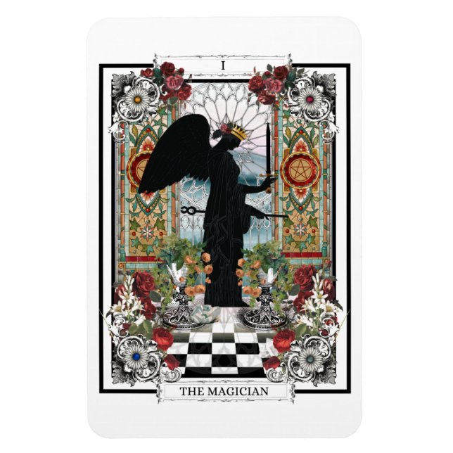 Magnet Flexible Carte Tarot Magicien (Vertical)