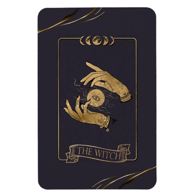 Magnet Flexible Carte Tarot Sorcière (Vertical)
