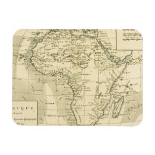 Magnet Flexible Carte vintage de l'Afrique