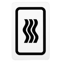 Carte Zener | 3 lignes verticales ondulées