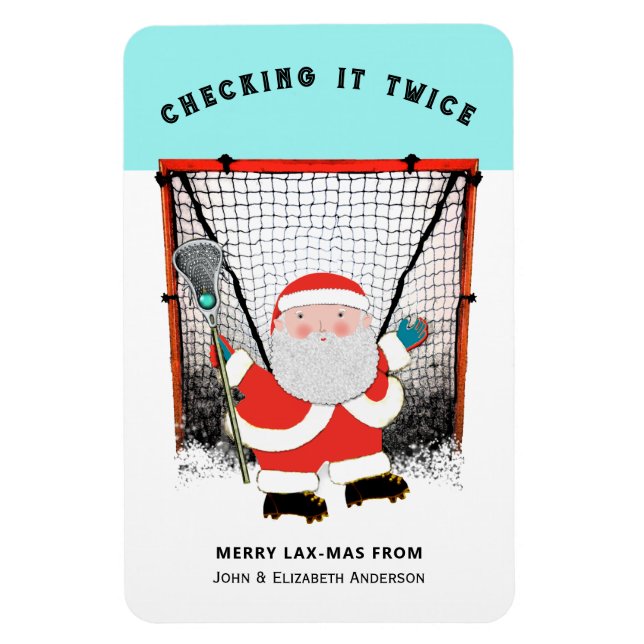 Magnet Flexible Cartes cadeaux de Noël de crosse aimant (Vertical)