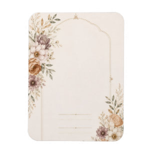 Magnet Flexible Carton de mariage d'art fin avec peinture romantiq