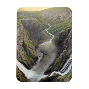 Magnet Flexible Cascade de Voringsfossen en Norvège aimant vertica