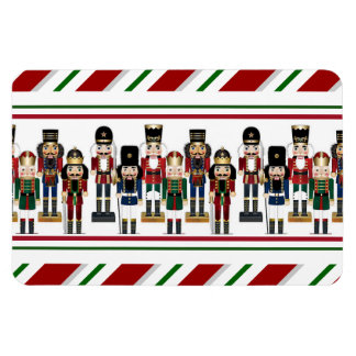 Magnet Flexible Casse-noisette Noël Rouge Vert Festive Grille Pill