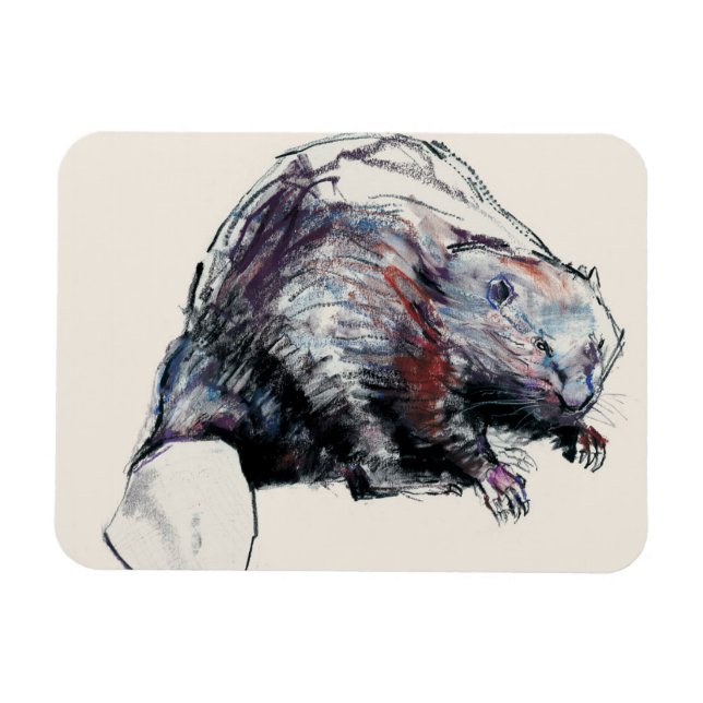 Magnet Flexible Castor Fibre 2001 (Horizontal)