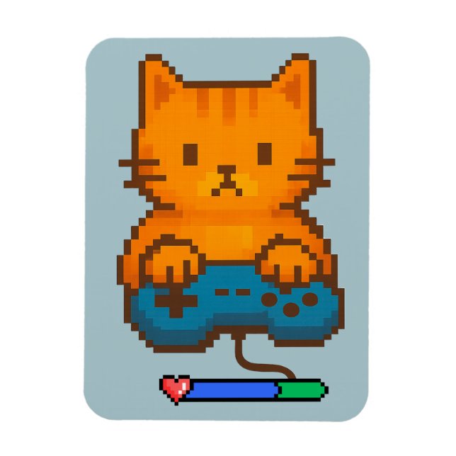 MAGNET FLEXIBLE CAT GAMER (Vertical)