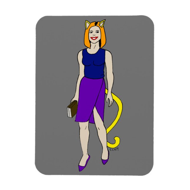 Magnet Flexible catgirl (Vertical)