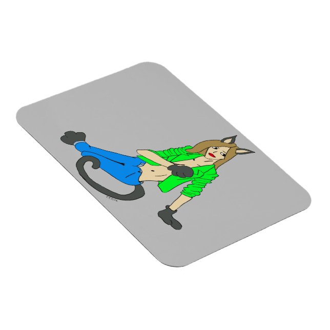 Magnet Flexible catgirl (Côté Droit)