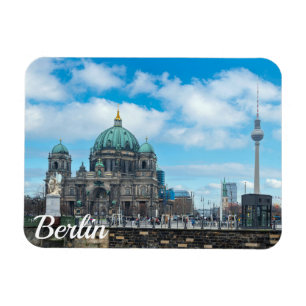 Magnet Flexible Cathédrale de Berlin et tour de télévision à Berli