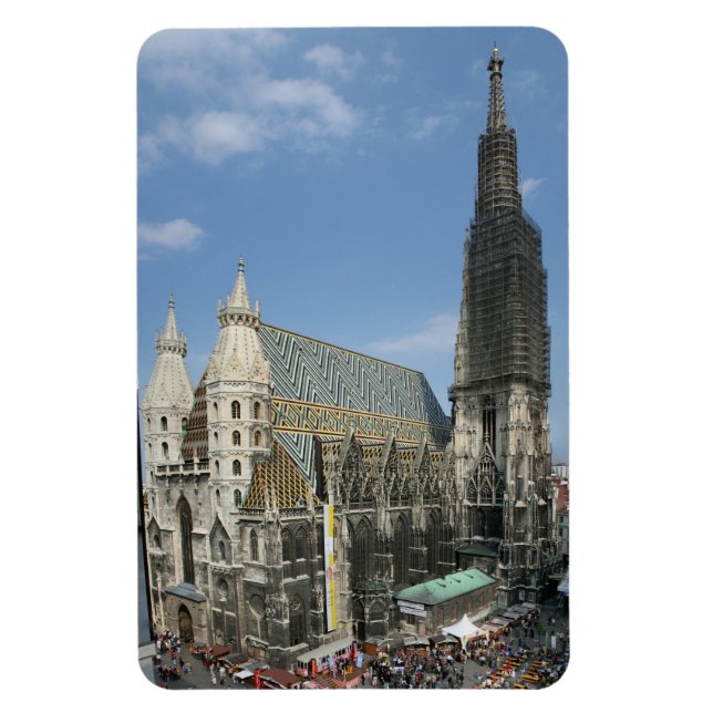 Magnet Flexible Cathédrale Saint-Étienne, Vienne Autriche (Vertical)