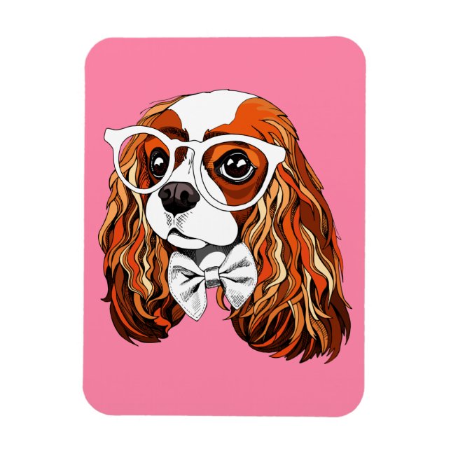 Magnet Flexible Cavalier King Charles Spaniel Portrait (Vertical)