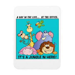 Magnet Flexible Ce bureau est une jungle