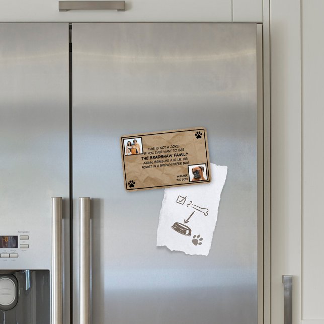 Magnet Flexible Ce n'est pas un aimant de photo-chien de plaisante (Créateur téléchargé)