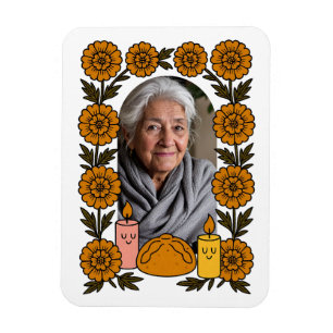 Magnet Flexible Cempasúchil Ofrenda Altar Día de Muertos