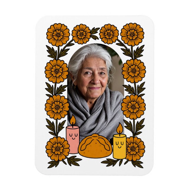 Magnet Flexible Cempasúchil Ofrenda Altar Día de Muertos (Vertical)