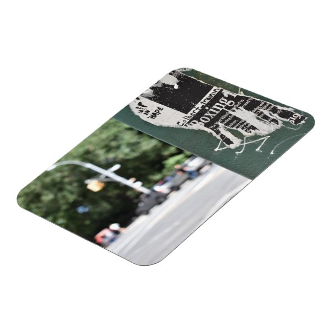 Magnet Flexible Central Park West NYC Boxing Flyer Photographie (Côté Gauche)