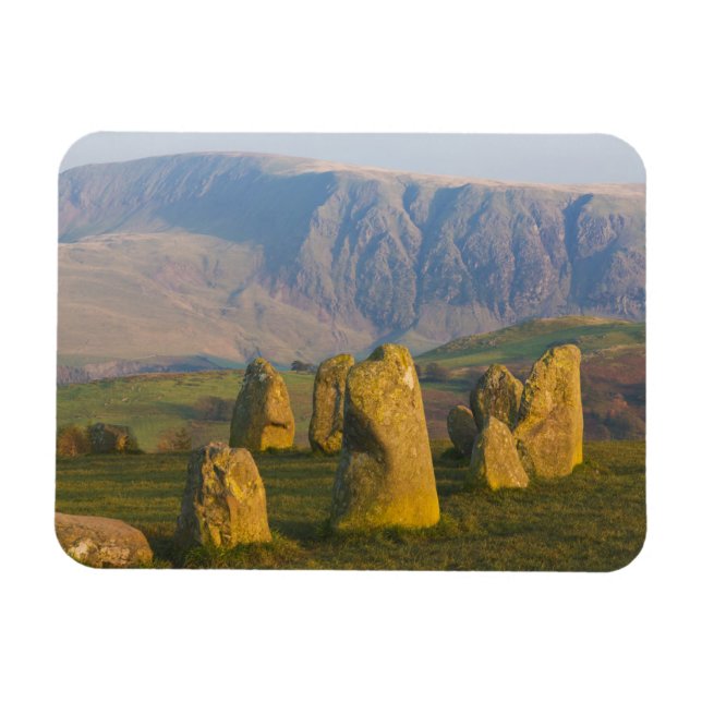 Magnet Flexible Cercle de pierre de Castlerigg, district de Lake,  (Horizontal)