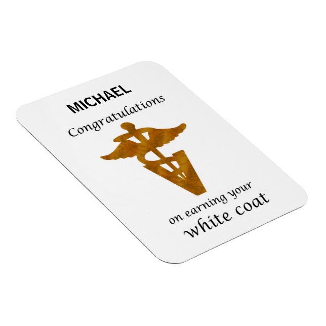 Magnet Flexible Cérémonie de la couverture blanche vétérinaire de  (Côté Droit)